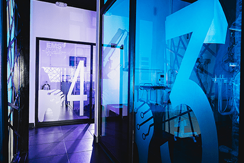 Pasillo de consultorios 3 y 4